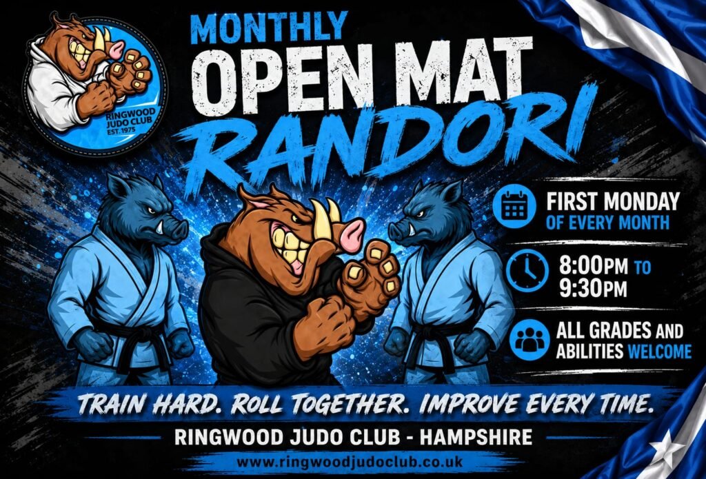 monthly open mat randori session at ringwood judo